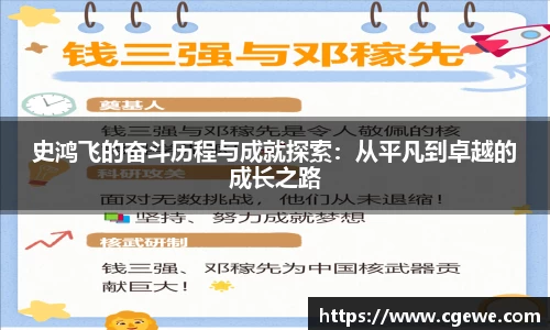 史鸿飞的奋斗历程与成就探索：从平凡到卓越的成长之路